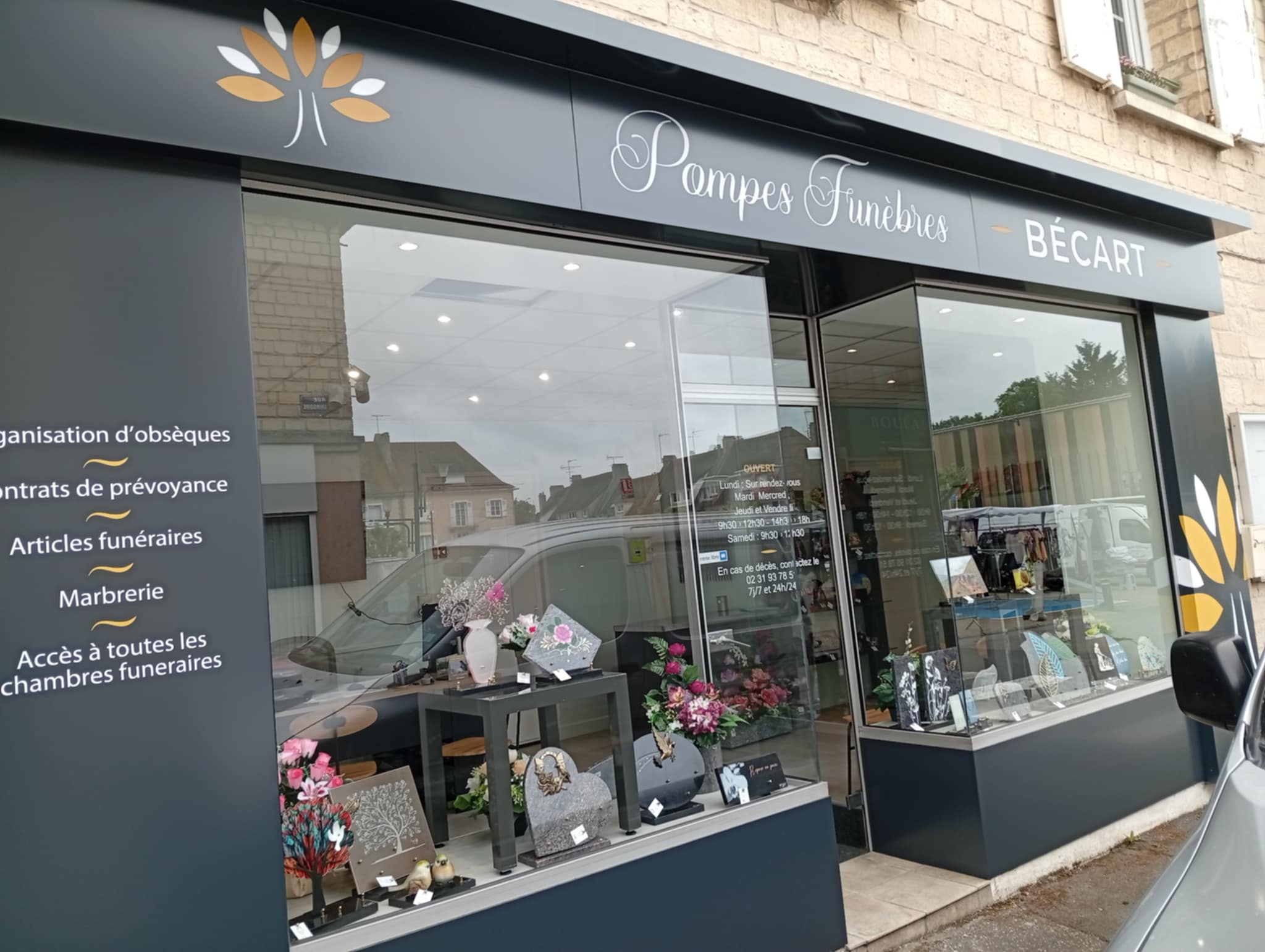 Agence Thury Harcourt Le Hom Pompes Funèbres Bécart